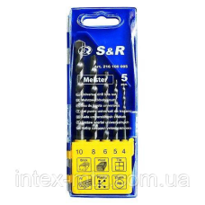 Набір свердел універсальних S&R 5 шт.