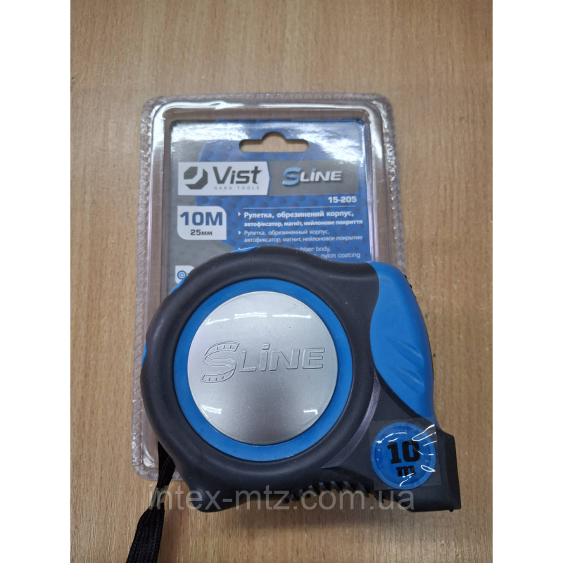 Рулетка 10м х25мм S-line (15-205)