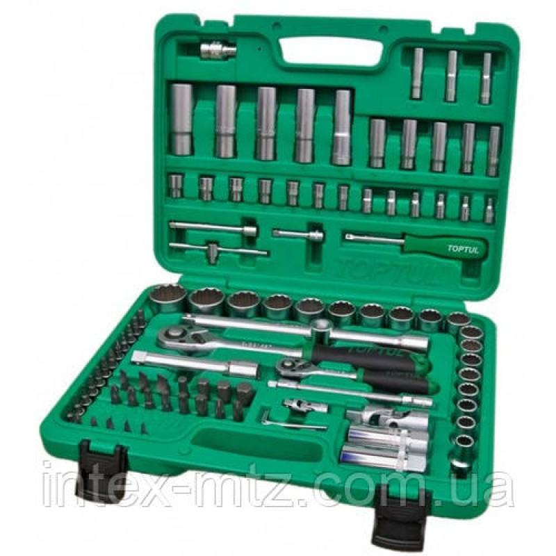 Набір інструменту 1/4“&1/2“ 94ед. (12-гр.) new box TOPTUL GCAI094R1
