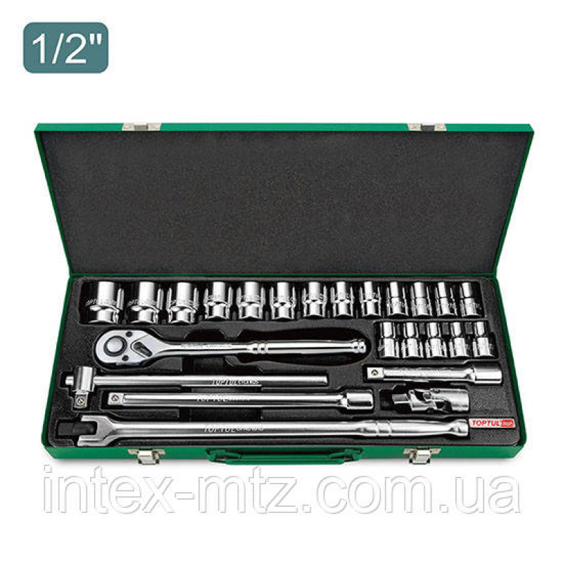 Набір інструменту 1/2“ 24ед.(6pt) TOPTUL GCAD2401