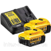 Набір акумуляторів 18 В 5 A + зарядний пристрій DeWALT DCB115P2