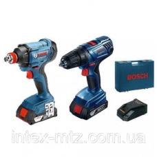 Набір акумуляторного інструменту Bosch GSR 180-Li + GDX 180-Li