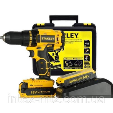 Безщіткова акумуляторна дриль-шуруповерт STANLEY SBD20S2K