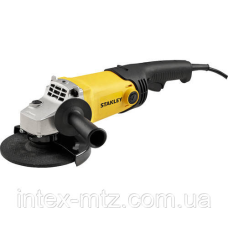 Кутова шліфувальна машина STANLEY 1400Вт, діаметр диска 150 мм, посадка М14, швидкість х. х. 9500 про