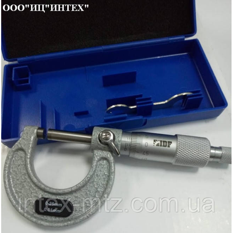 Мікрометр гладкий ТИП МК 0-25 0,01 кл. 1