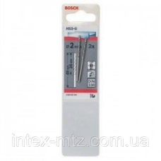 Свердло для металу Bosch HSS-G 2x49 мм. 2 шт.