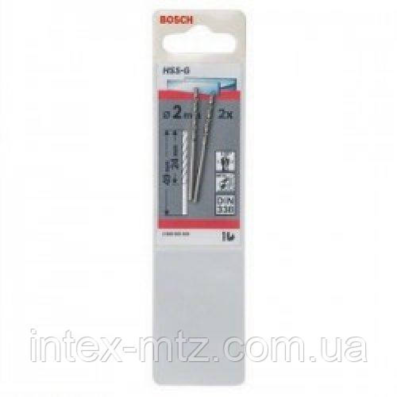 Свердло для металу Bosch HSS-G 2x49 мм. 2 шт.
