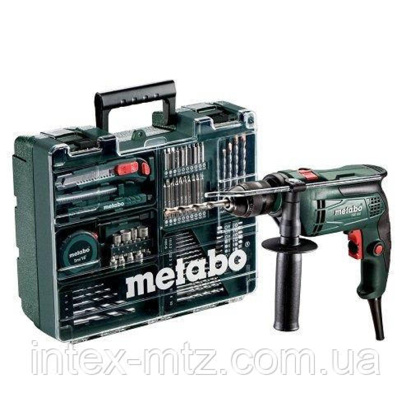 Дриль ударна Metabo SBE 650 БЗП + комплект приладдя