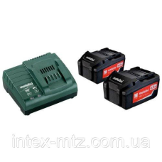 Базовий комплект акумуляторів Metabo 4 А/ч