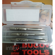 Мітчик ручний М5х0,8 6H HSSE INOX DIN 352(комплект 3 шт) Bucovice tools XXX 050
