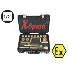 Набір головок іскробезпечних 1/2“ (10-32) Al-Cu X-Spark 101G