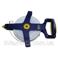 Мірна стрічка геодезійна 100м х13мм, скловолокно S-line (15-431)