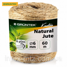 Шпагат джутовий Gruntek Jute twine 6 мм*60 м