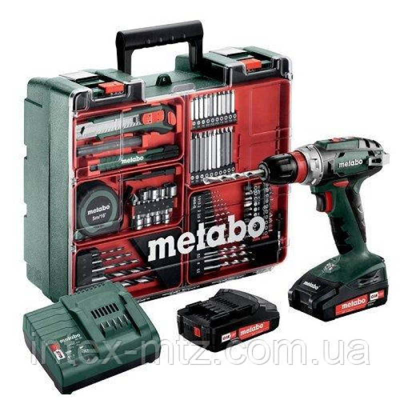 Дриль-шуруповерт акумуляторний Metabo BS 18 Quick Set