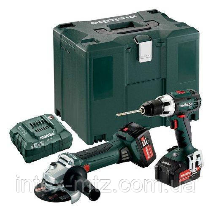 Набір акумуляторного інструменту Metabo Combo Set 2.4.1 18 V (BS 18 LT + W 18 LTX 125 Quick)
