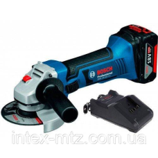Акумуляторна кутова шліфмашина Bosch GWS 18-125 V-LI + акумулятор GBA 18 4.0 A
