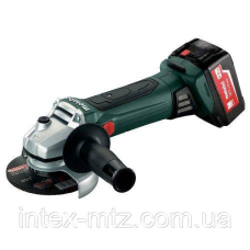 Одноручна кутова шліфмашина акумуляторний Metabo W 18LTX 125 Quick