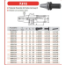 Оправка для дискових фрез 7372-40-22-125 BISON-BIAL S.A.