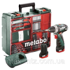 Дриль-шуруповерт акумуляторний Metabo PowerMaxx BS Basic Set