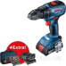 Шуруповерт акумуляторний Bosch GSR 18V-50 + набір приладдя Bosch
