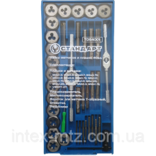Набір мітчиків і плашок М3-М12 40oд. TDS4001 CTAHДAPT