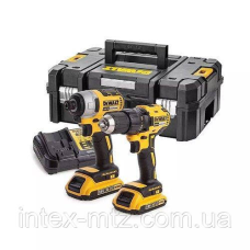 Набір з двох шуруповертів DeWALT DCK2059D2T безщіткові, акумуляторні 18 В