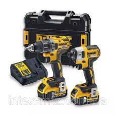 Набір з двох шуруповертів DeWALT DCK268P2T безщіткові, акумуляторні 18 В