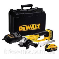 Кутова шліфувальна машина акумуляторна DeWALT DCG412M2 безщіткова 18 B кейс