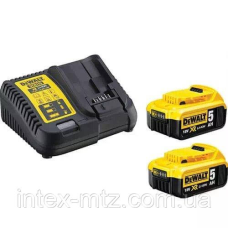 Набір акумуляторів 18 В 5 A + зарядний пристрій DeWALT DCB115P2