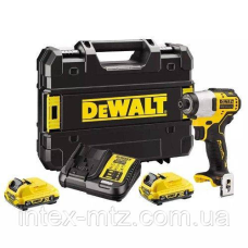 Шуруповерт ударний акумуляторний DeWALT DCF801D2 акумулятори + кейс