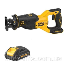 Пила шабельна акумуляторна DeWALT DCS382N+DCB187 (без зарядного пристрою)
