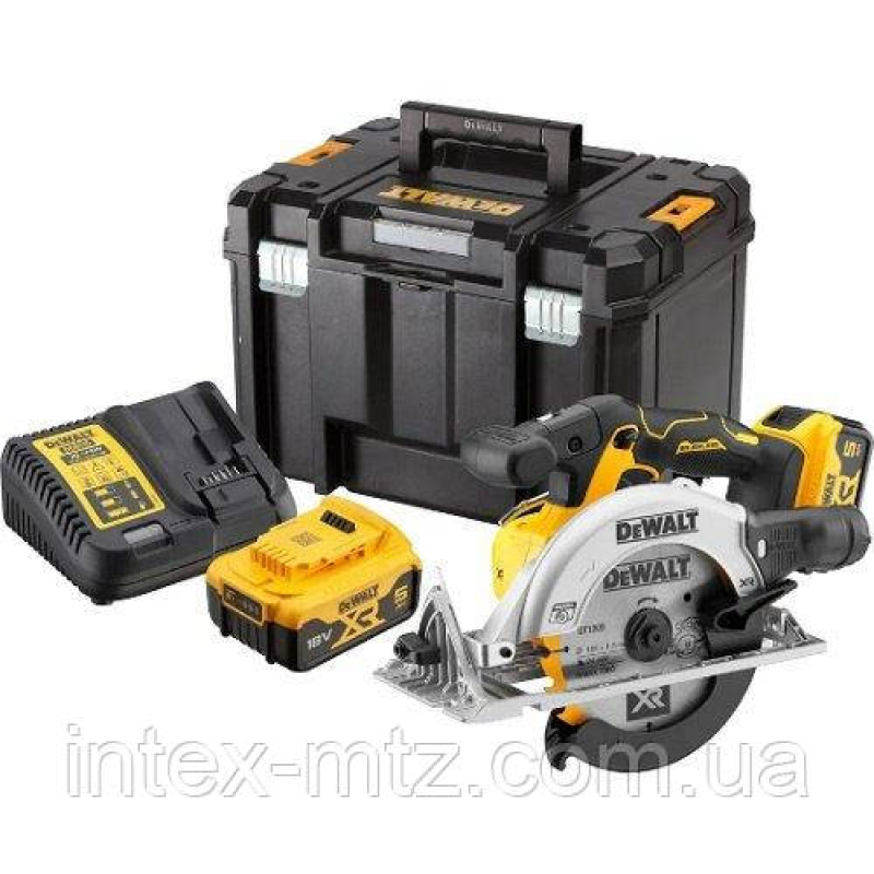 Пила дискова акумуляторна DeWALT DCS565P2