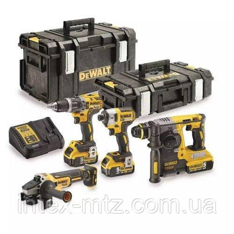 Набір акумуляторних інструментів DeWALT DCK422P3 4 одиниці