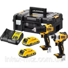 Набір з 2 шуруповертів DeWALT DCK2061D2T