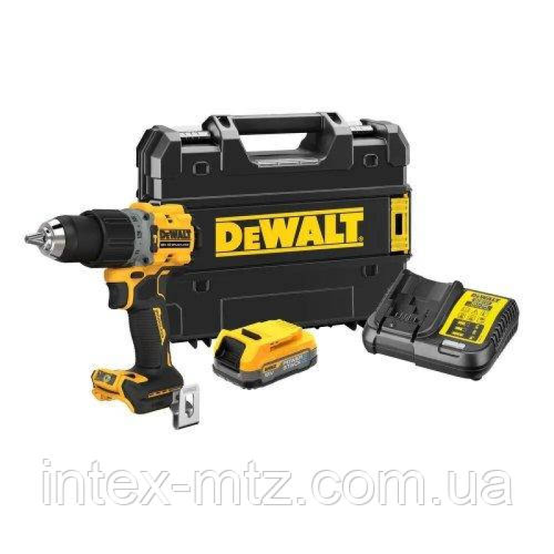 Дриль-шуруповерт ударний DeWALT DCD805E1T